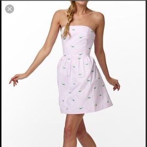 Lilly Pulitzer Grasshopper Seersucker Sundress